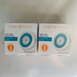 2 Clarisonic Deep Pore Brush Heads NIP